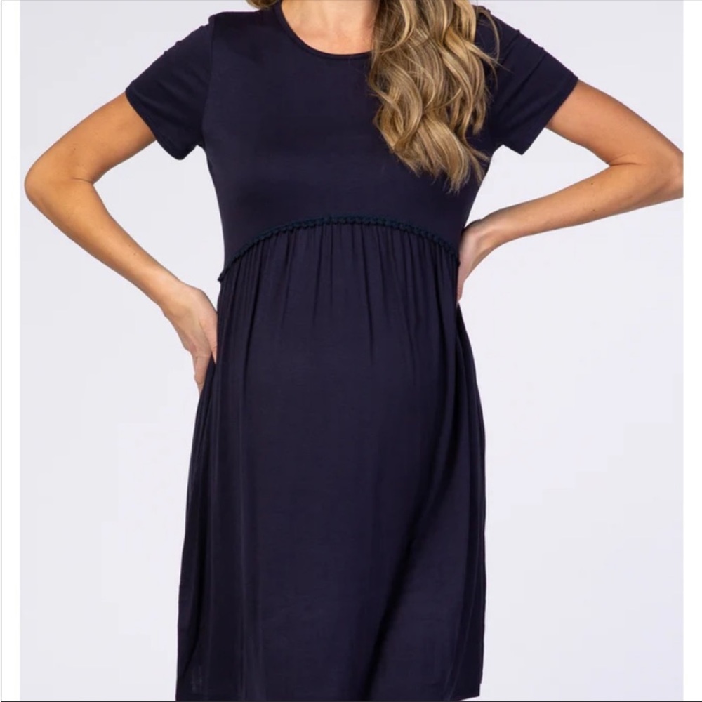 Pinkblush Maternity Dress Navy Blue Dress